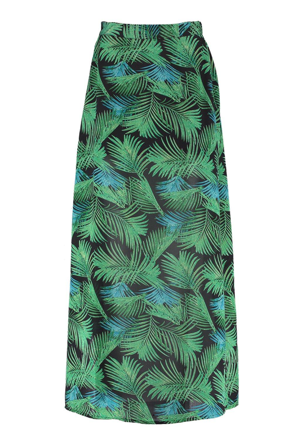 palm maxi skirt