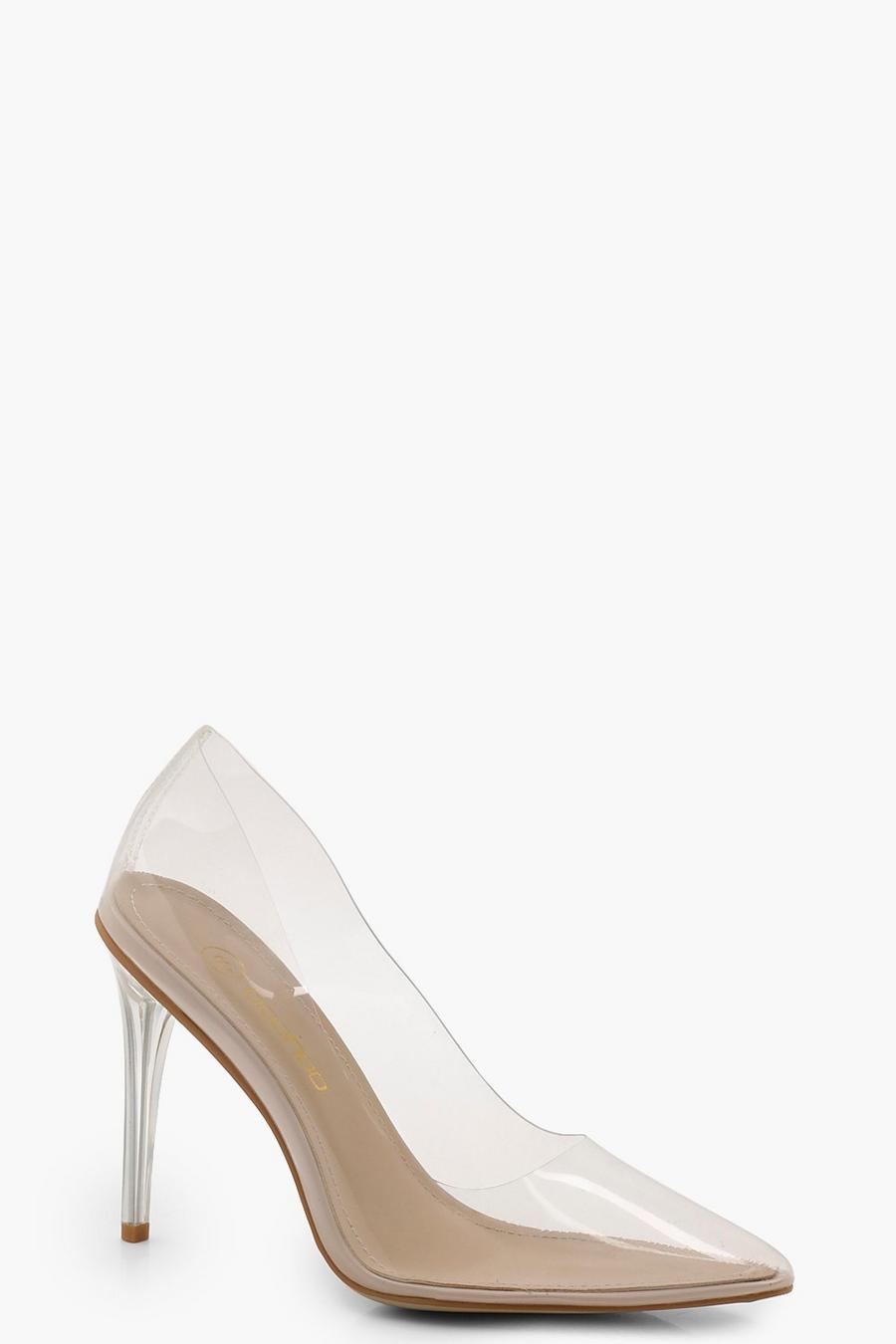 Clear Pointed Toe Pumps image number 1