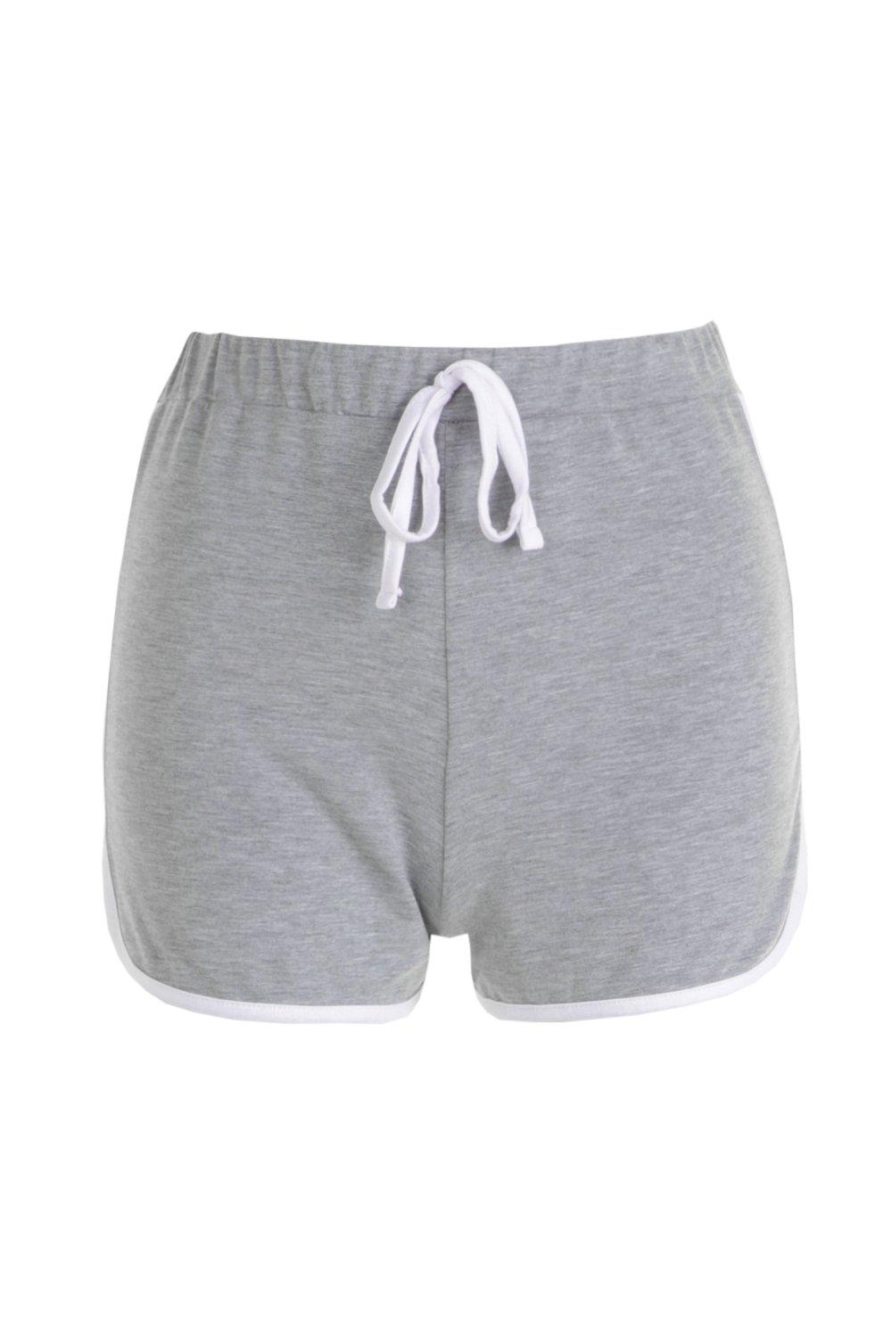 Womens - Athletic Boxers in Grey Marl