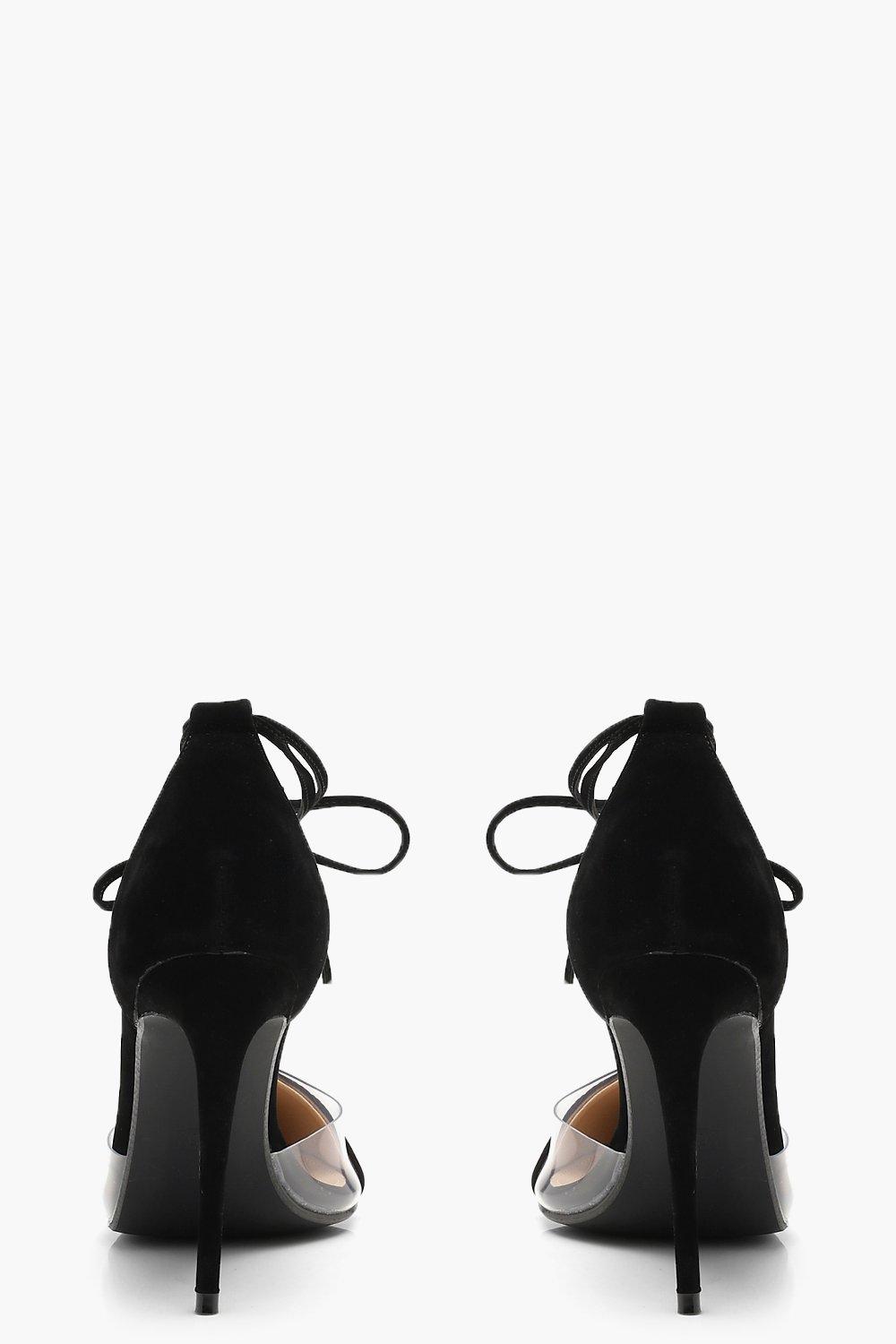 black t bar heeled shoes