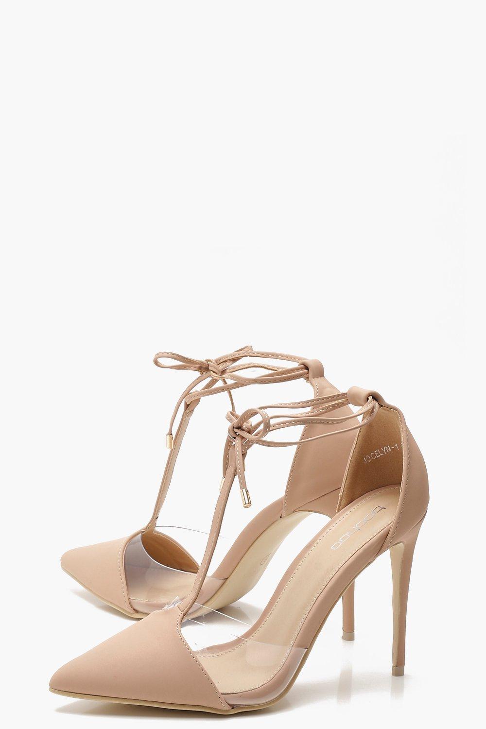 T bar sale pointed heels