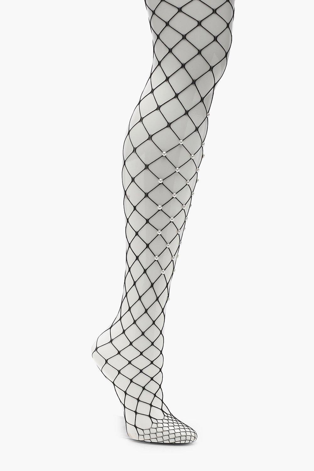 Pearl fishnet outlet tights