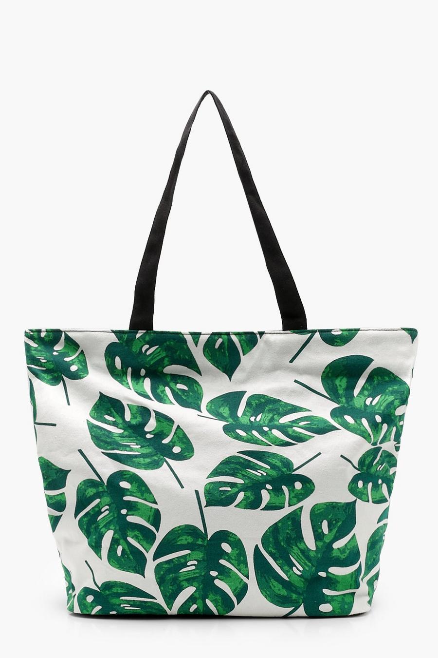 Tropical Leaf Beach Bag image number 1
