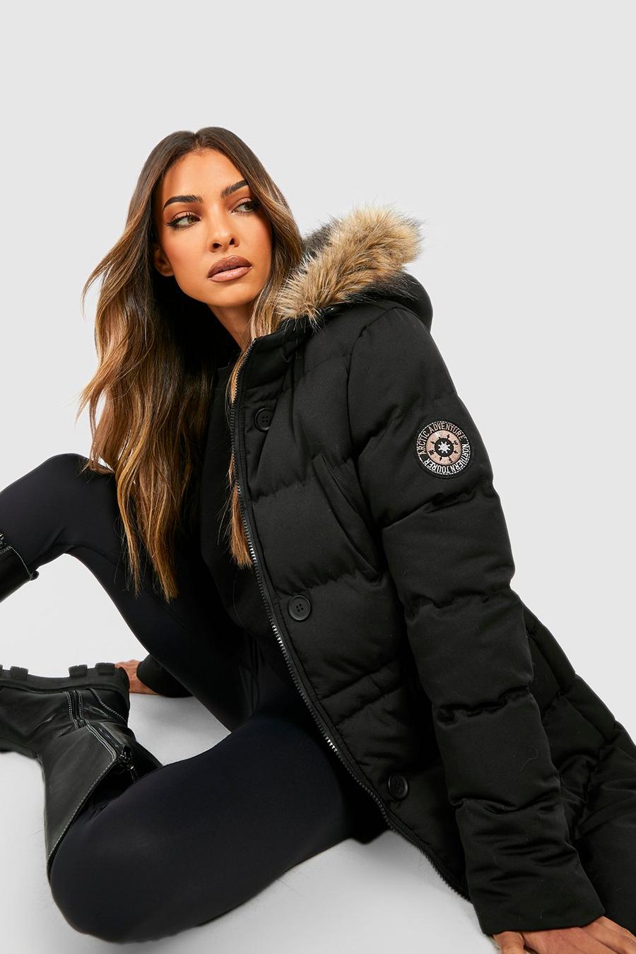 Women's Luxe Canyon Lined Parka with Faux Fur Hood