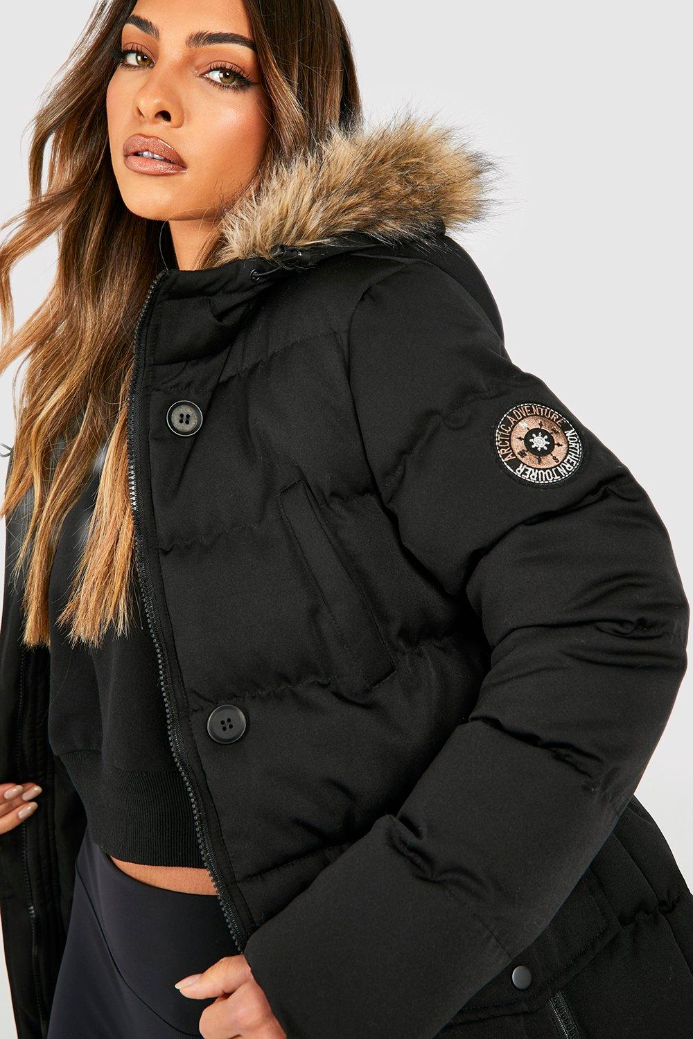 Boohoo 2024 parka womens