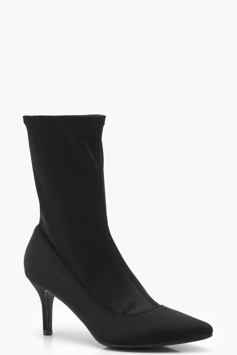 black sock boots uk