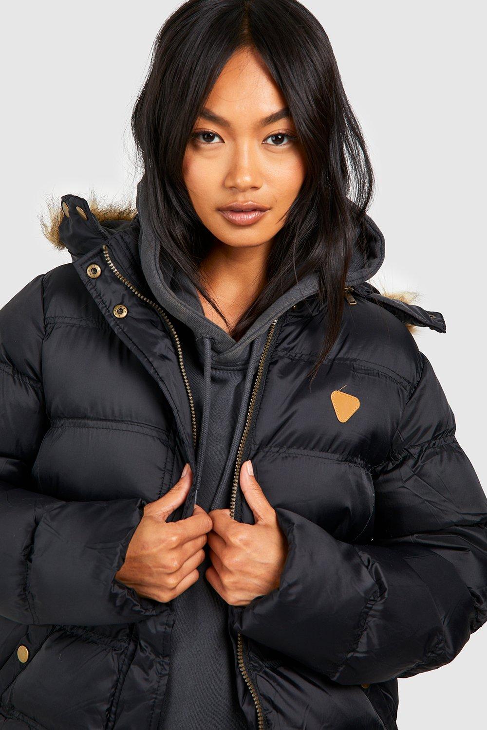 Boohoo quilted jacket sale