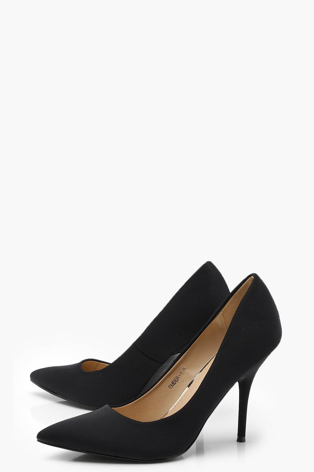 Mid heel pointed toe pumps sale