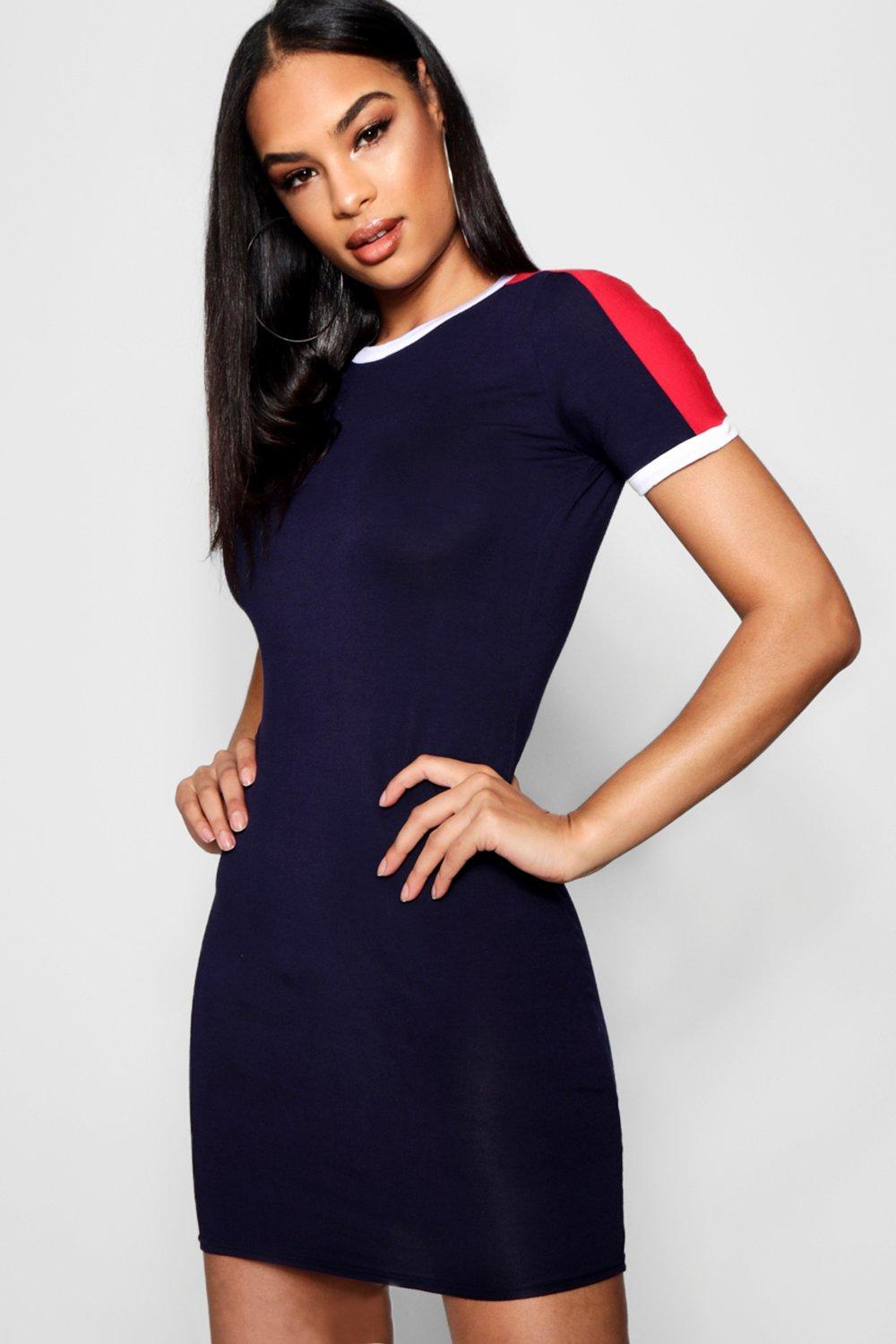 slim t shirt dress