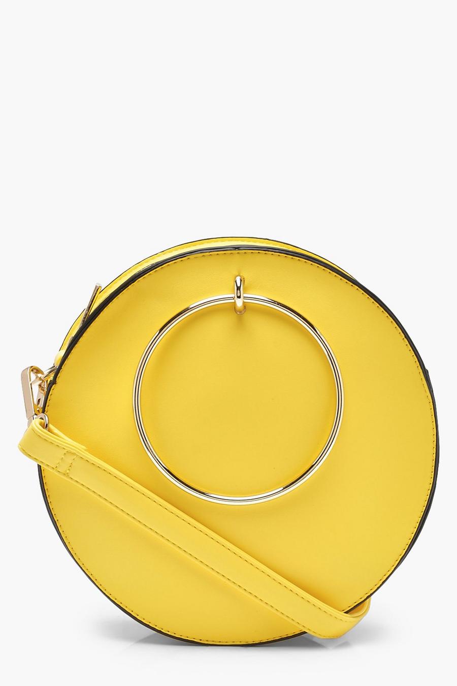 Lemon Rund handväska med ring image number 1