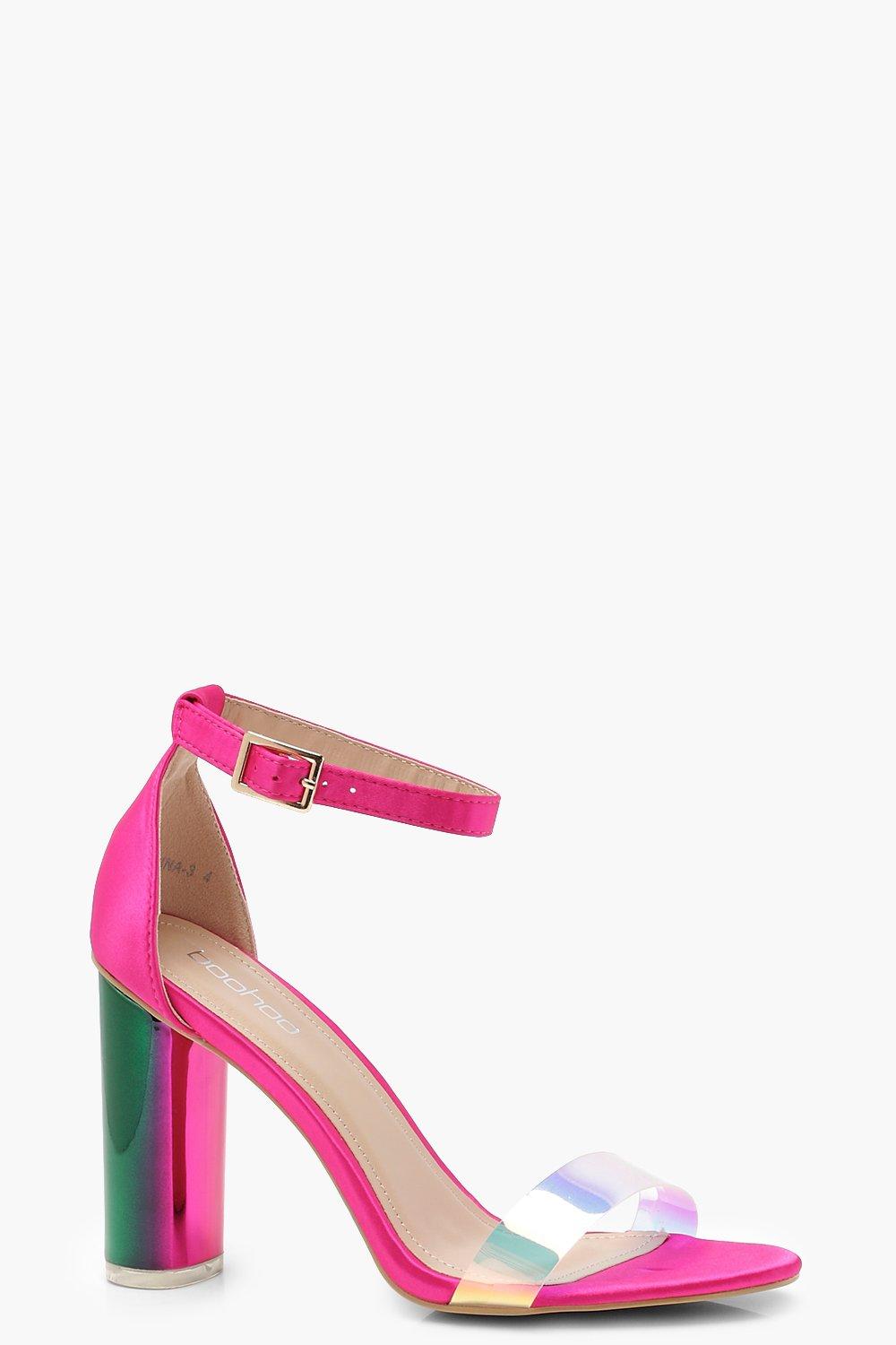 iridescent purple heels