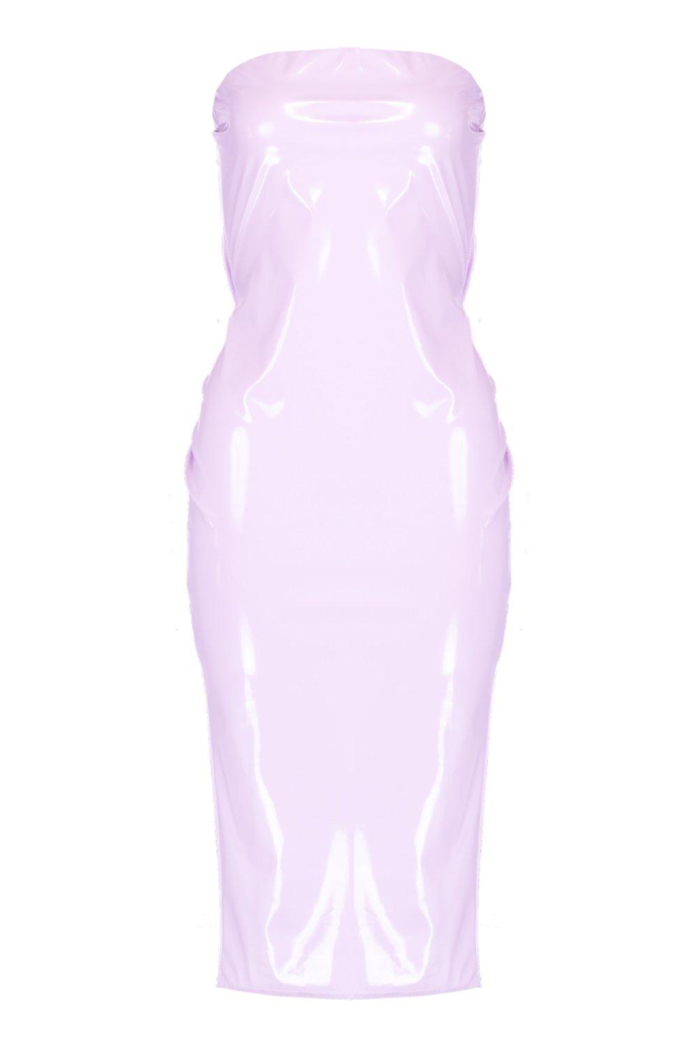 Lilac vinyl outlet dress