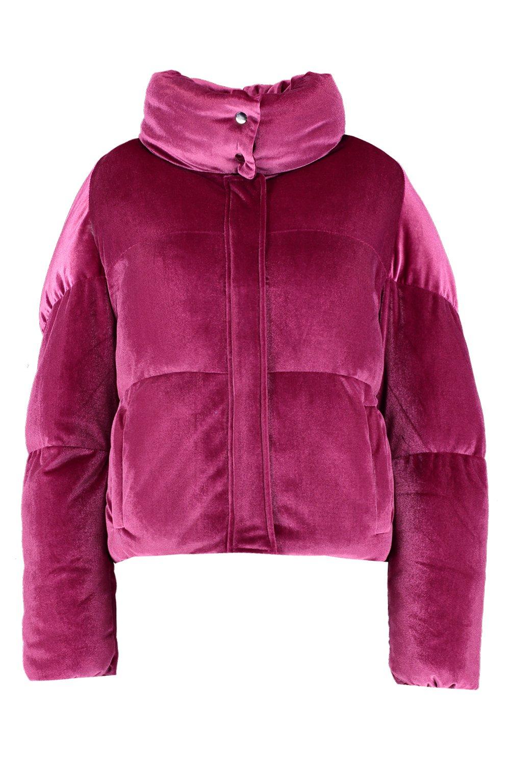 Velvet Puffer Jacket