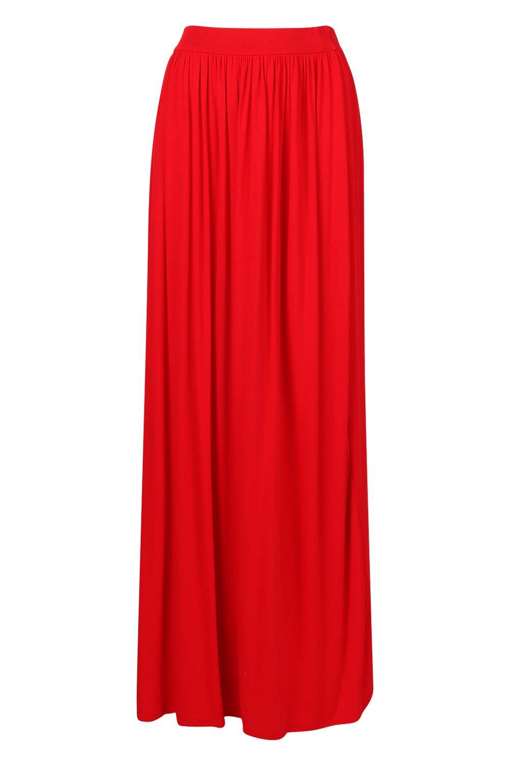 boohoo floor sweeping maxi skirt