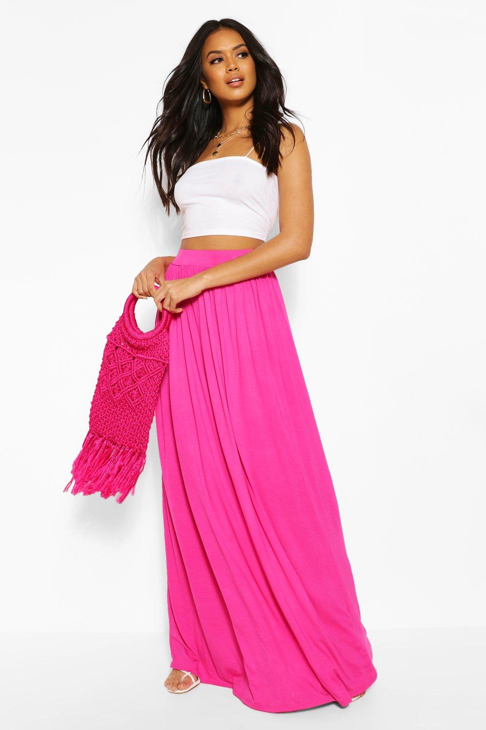 Boohoo floor store sweeping maxi skirt