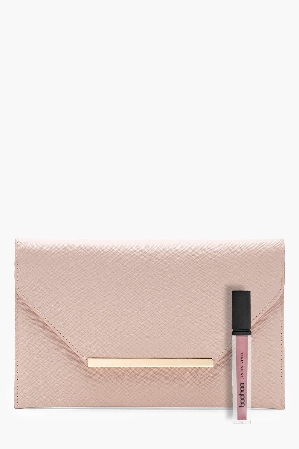 Blush hot sale clutch bag