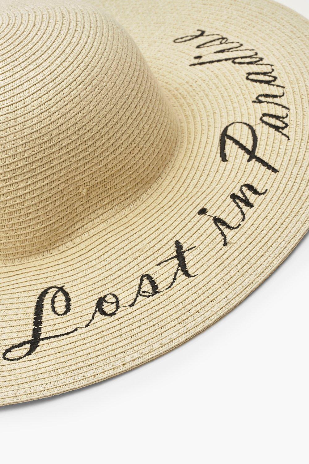 Slogan store beach hat