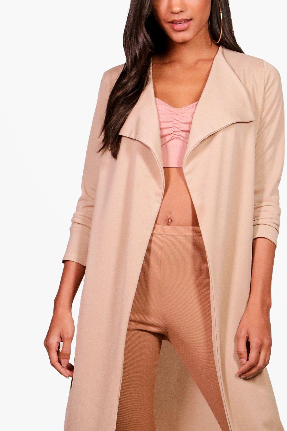 Waterfall jacket outlet boohoo