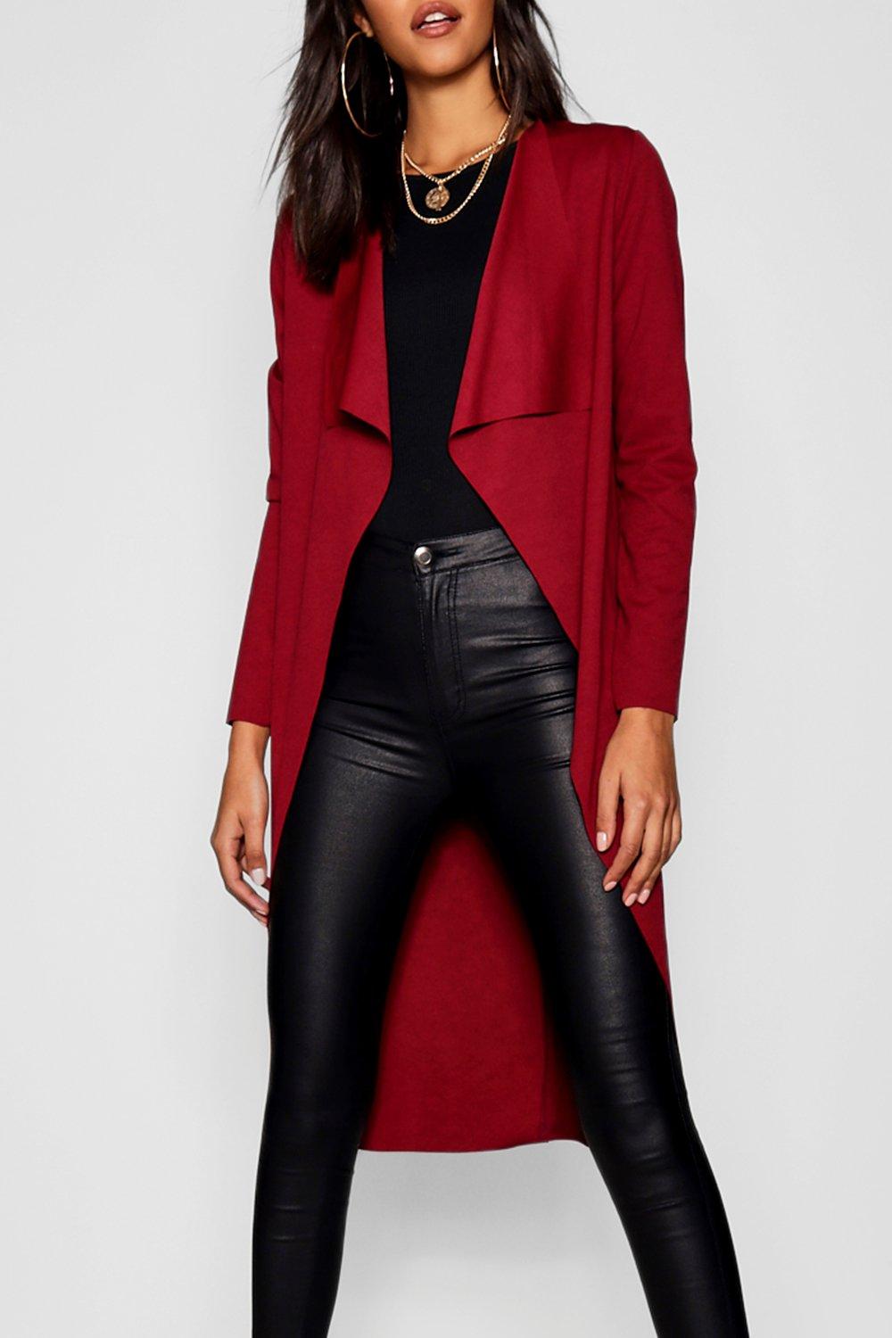 Missguided waterfall duster outlet coat