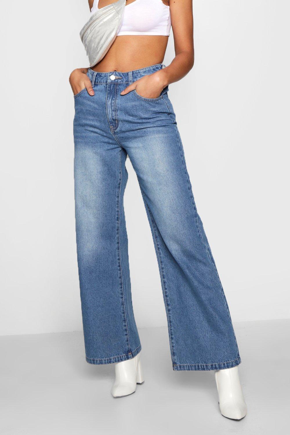 plus size wide leg jeans