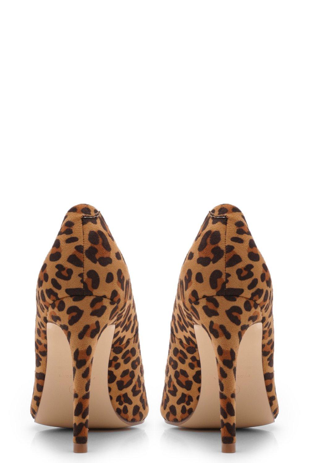 Escarpin leopard pas cher clearance