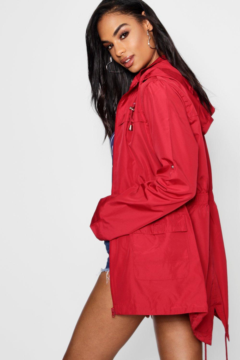 Boohoo store rain jacket