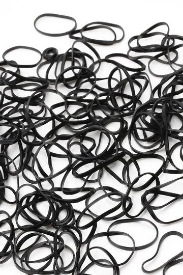 Mini Elastic Hair Band Packs black