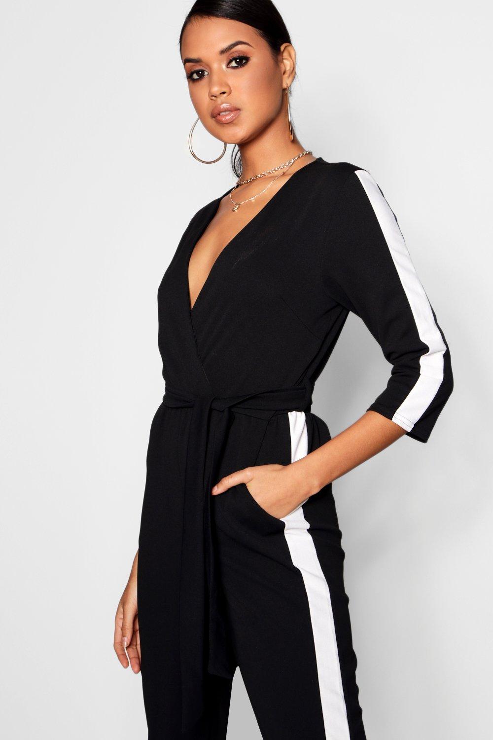 Stripe Side Jumpsuit