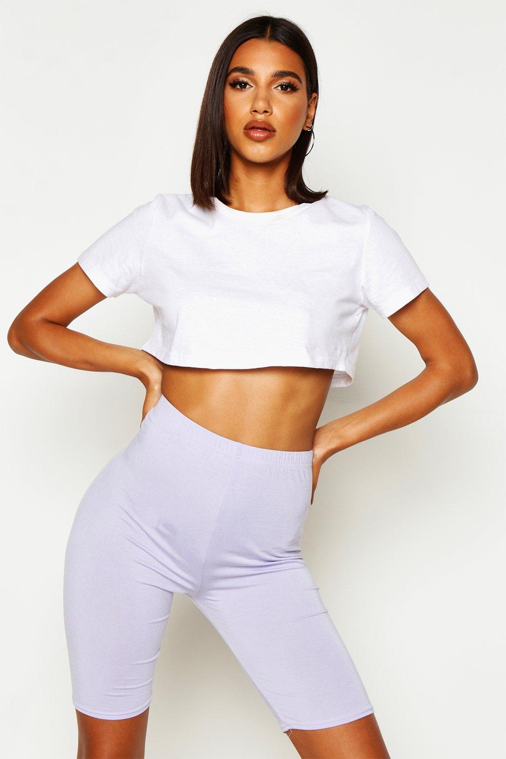 boohoo grey cycling shorts