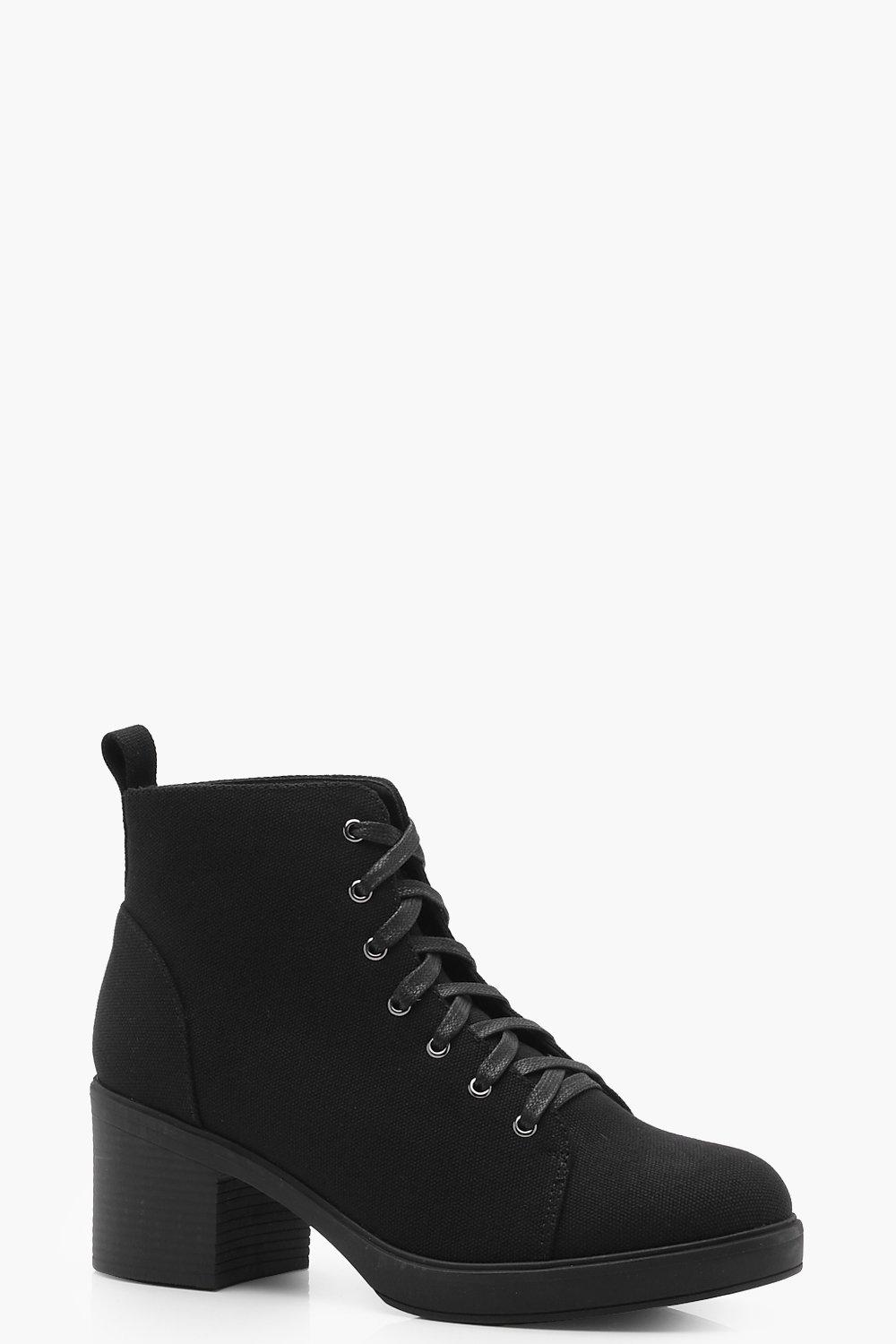 canvas ankle boots uk