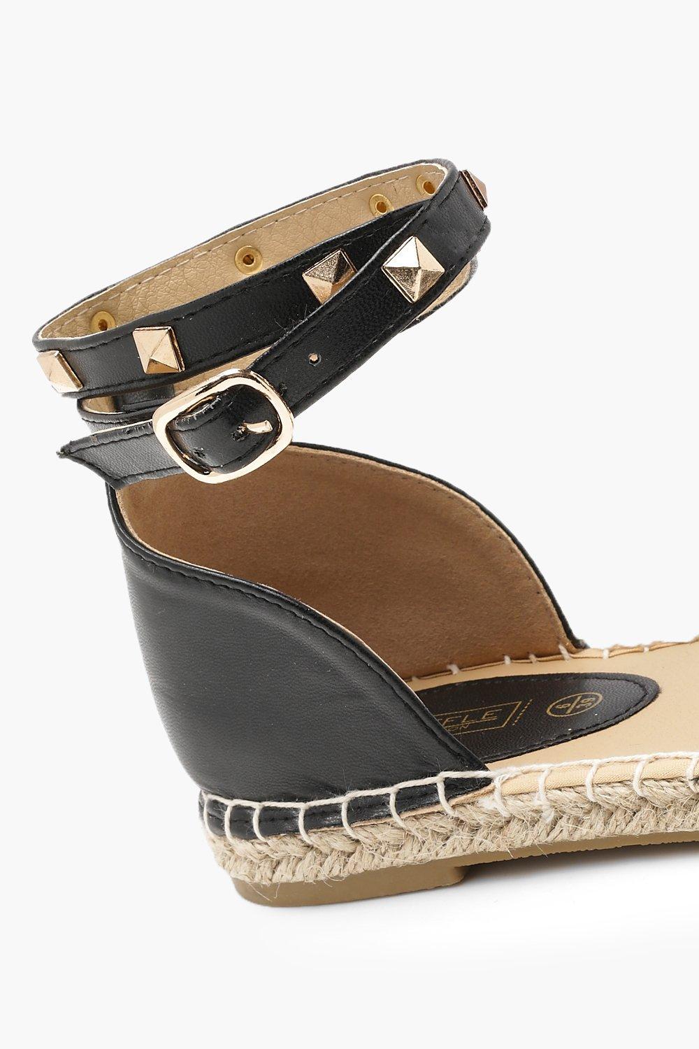 espadrille ankle strap flats