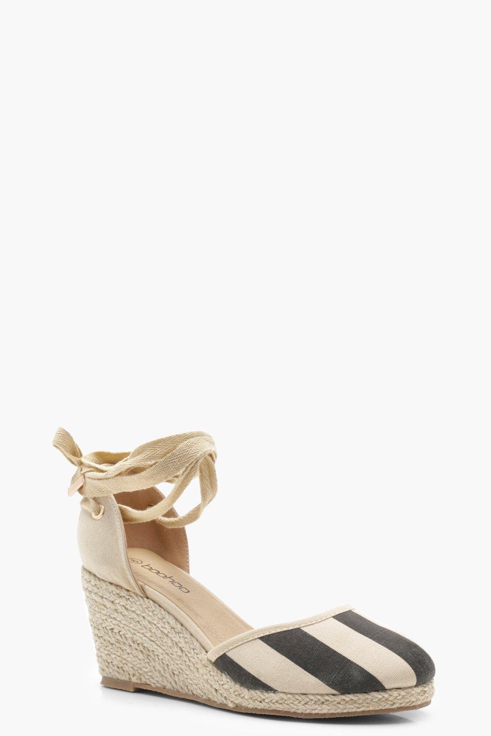 tie up espadrille wedges