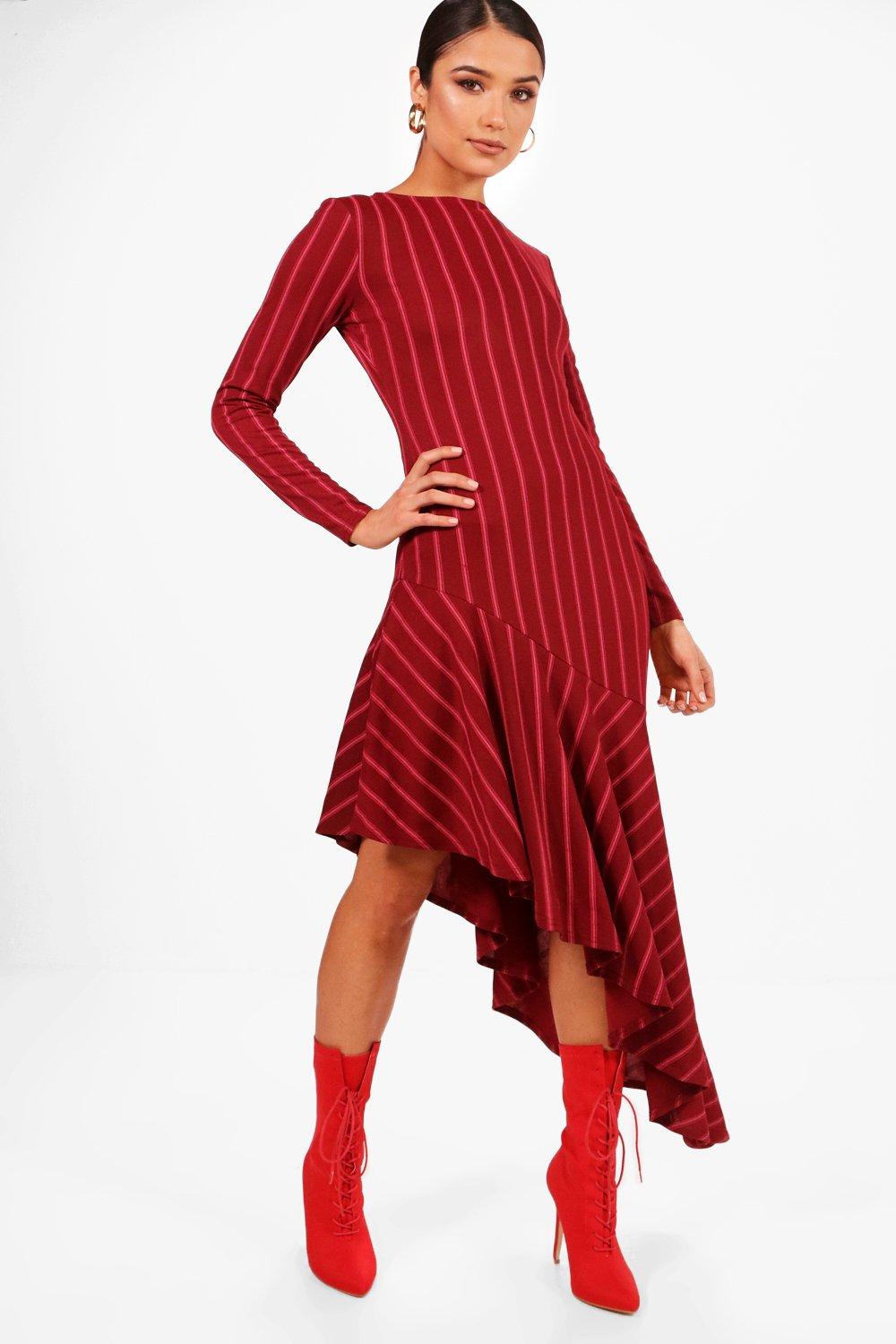 burgundy shift dress uk