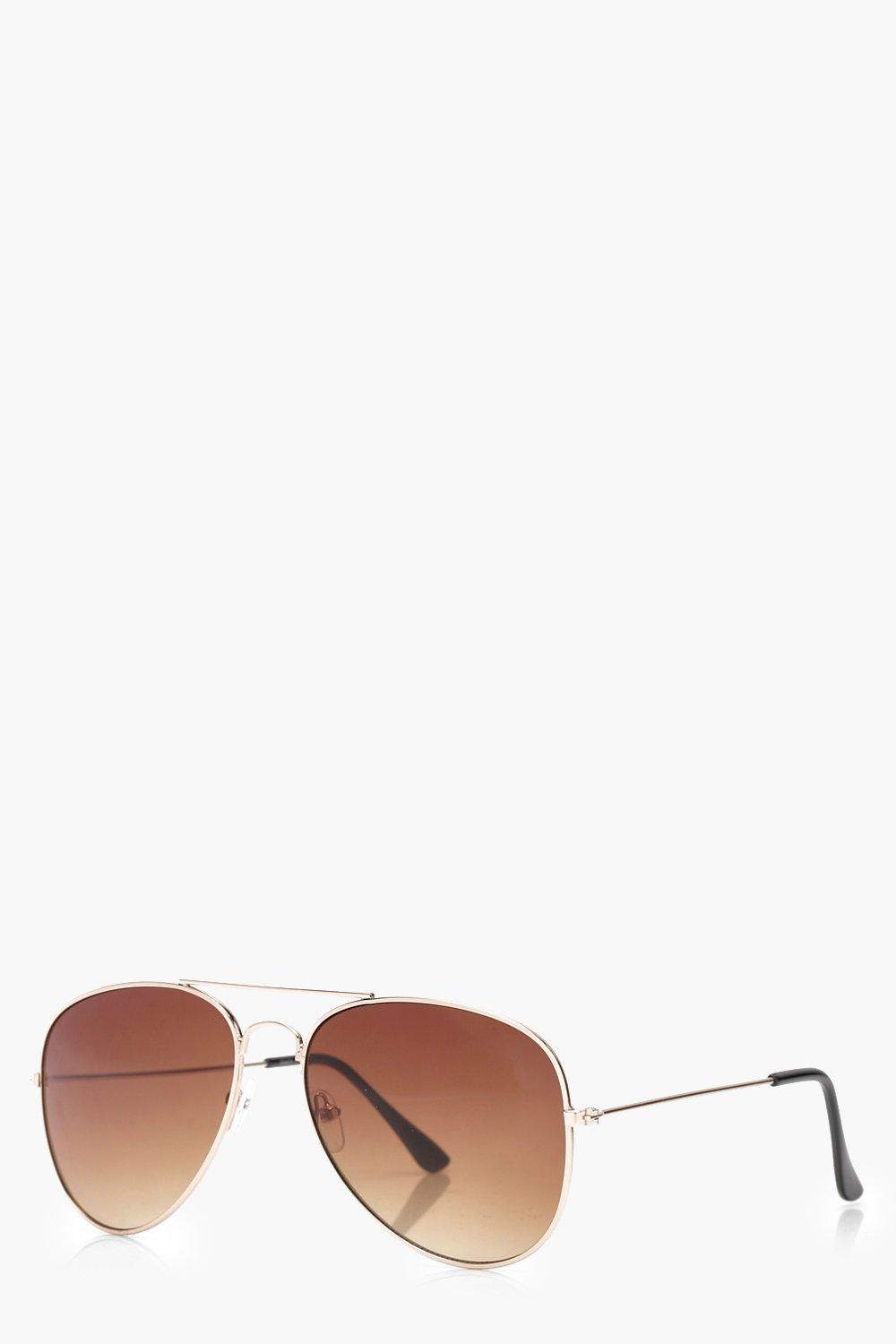 Brown aviators outlet