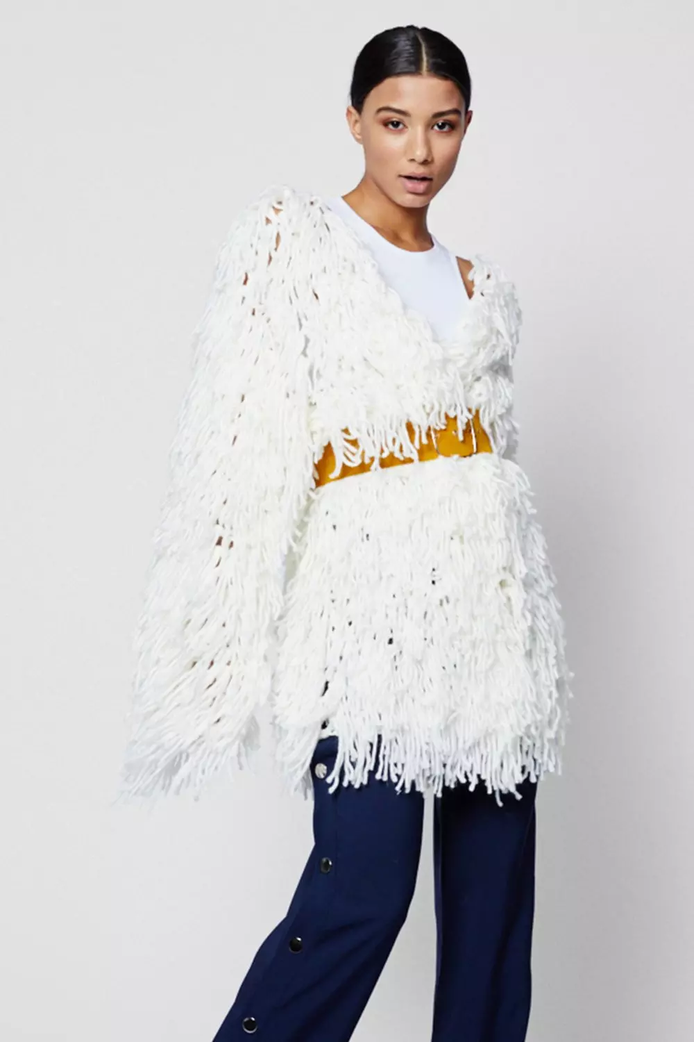 Boohoo shaggy clearance cardigan