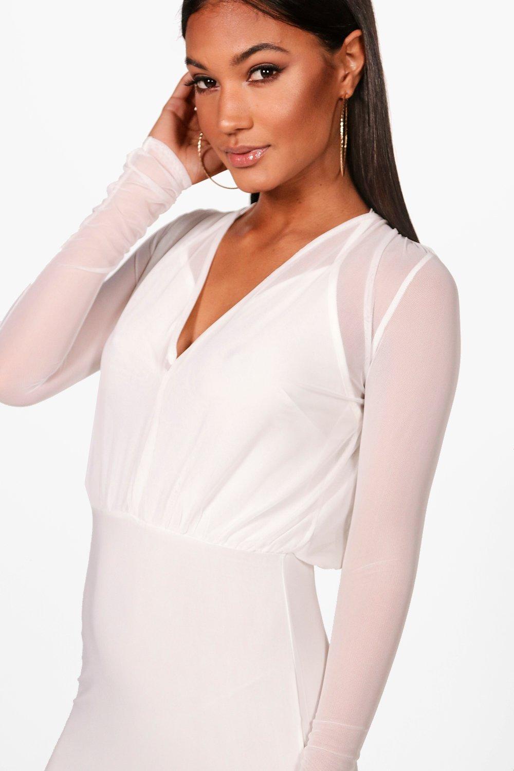 Boohoo 2 in hot sale 1 maxi dress