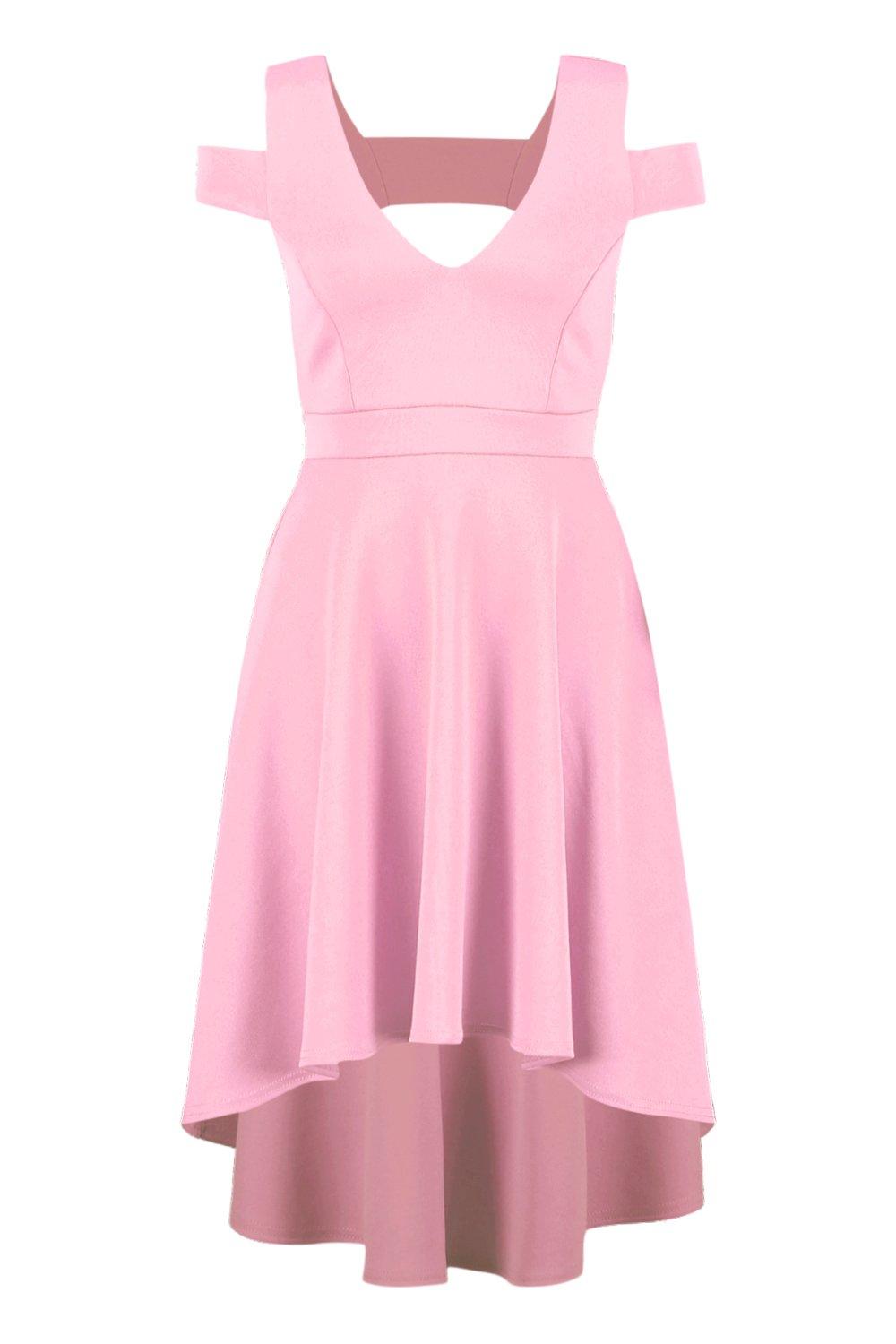 high low skater dress