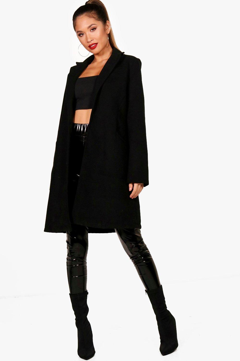 boohoo oversized coat