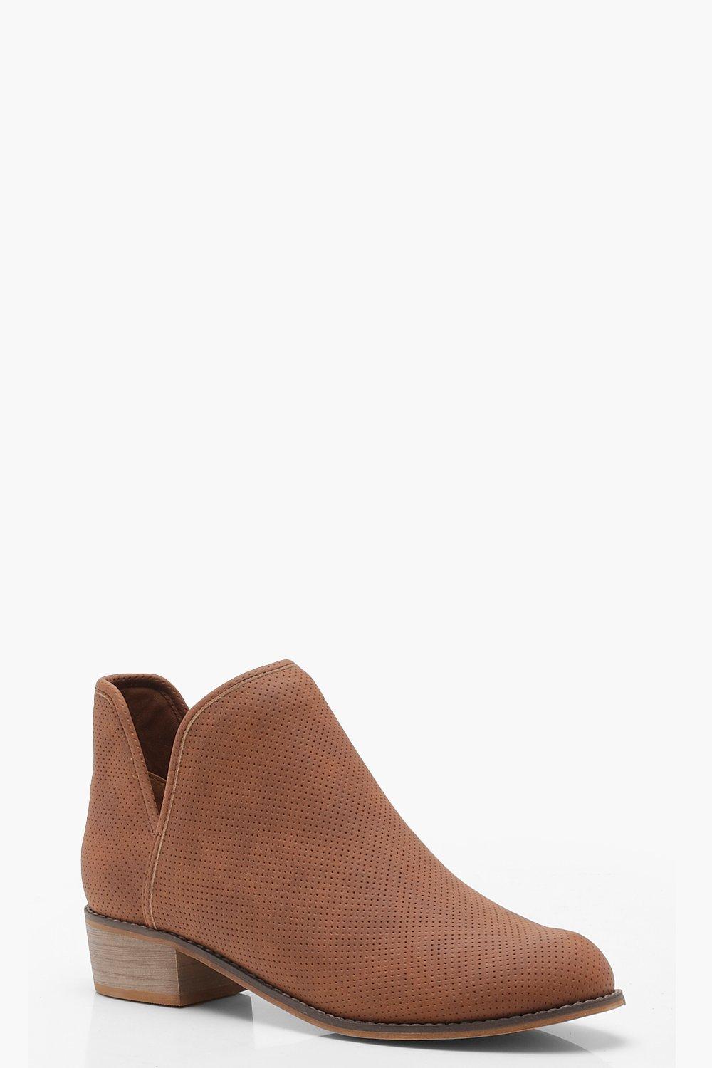 cut out ankle boots uk