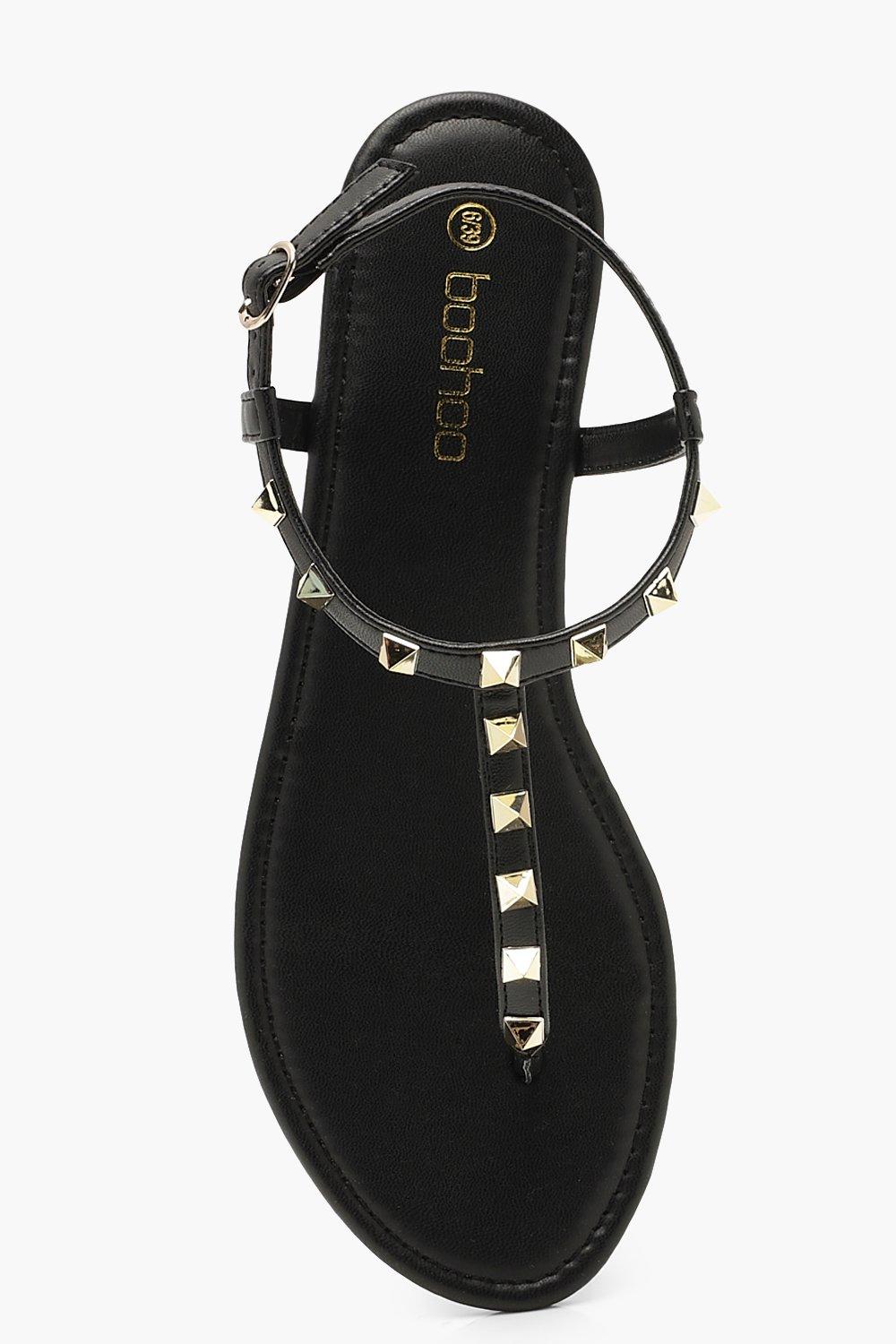 black studded t bar heels