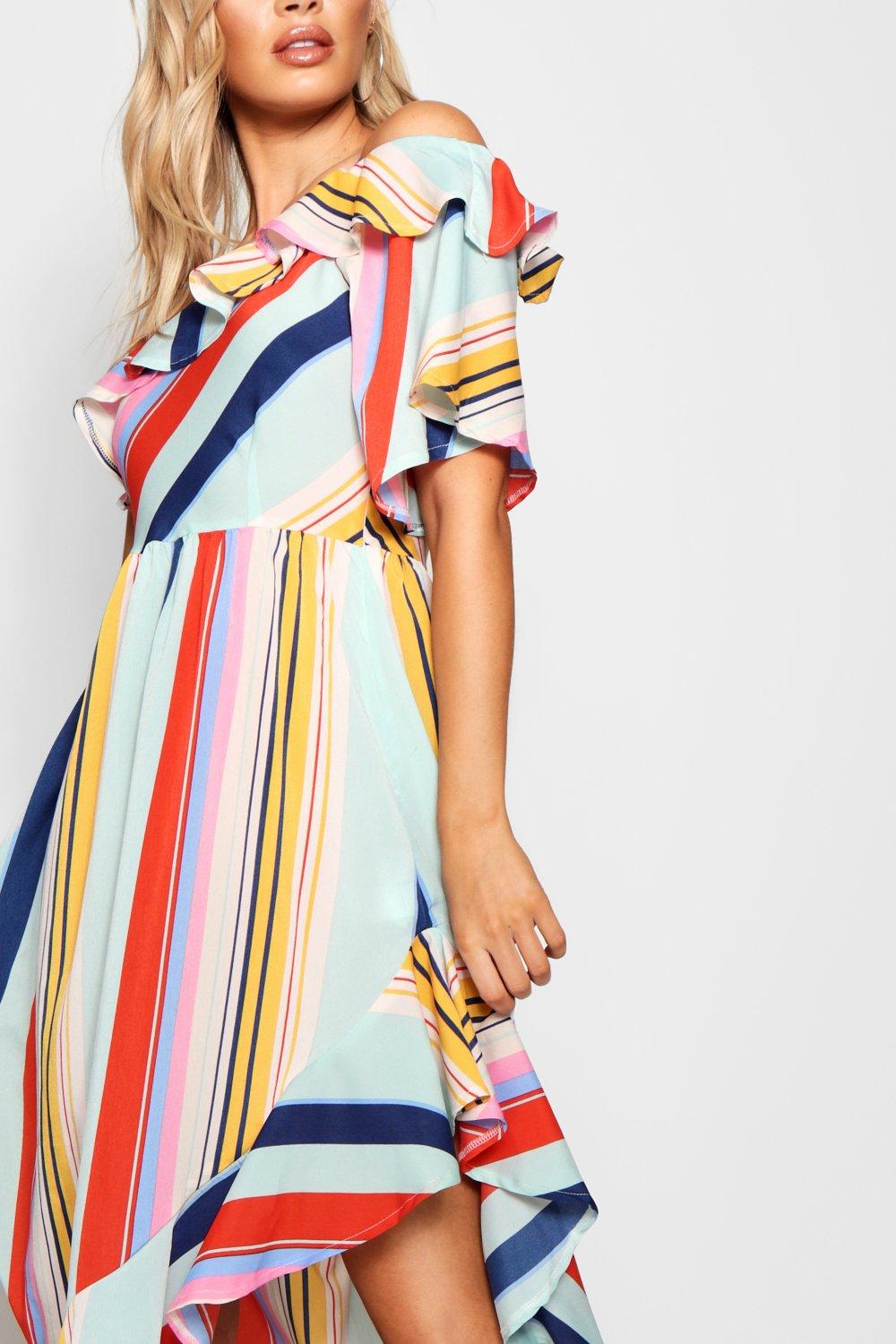 Bold stripe dress hotsell