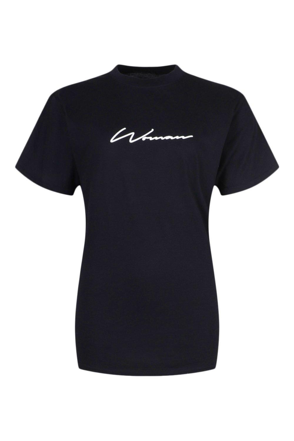 Woman Signature T-Shirt | boohoo