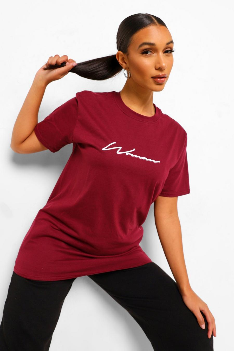 Wine Woman Signature T-Shirt image number 1