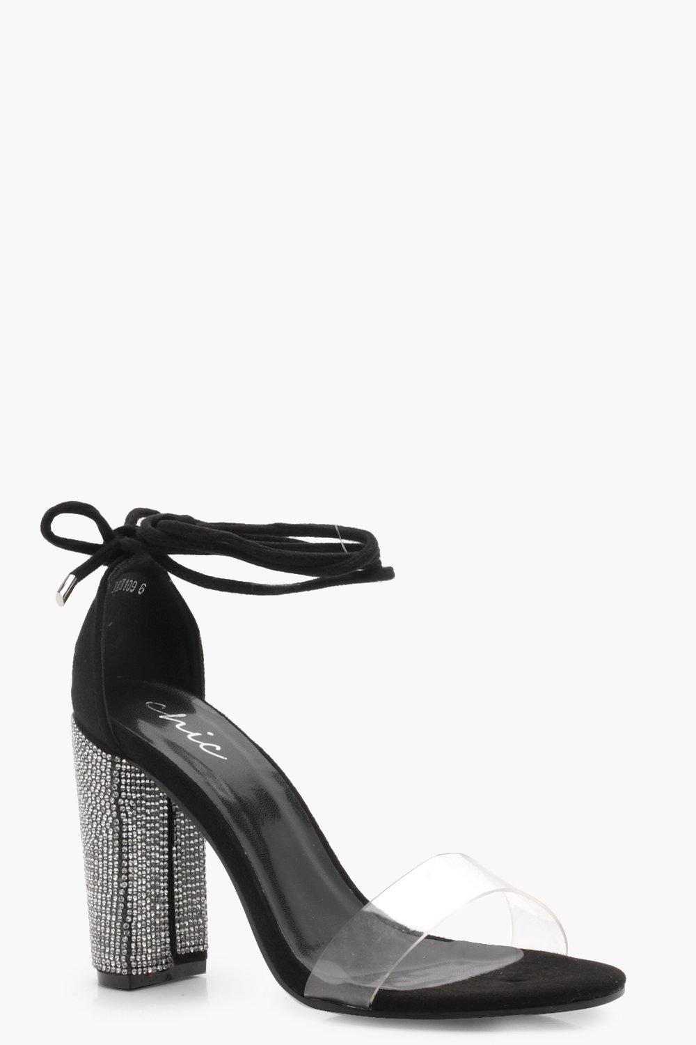 boohoo lace up heels