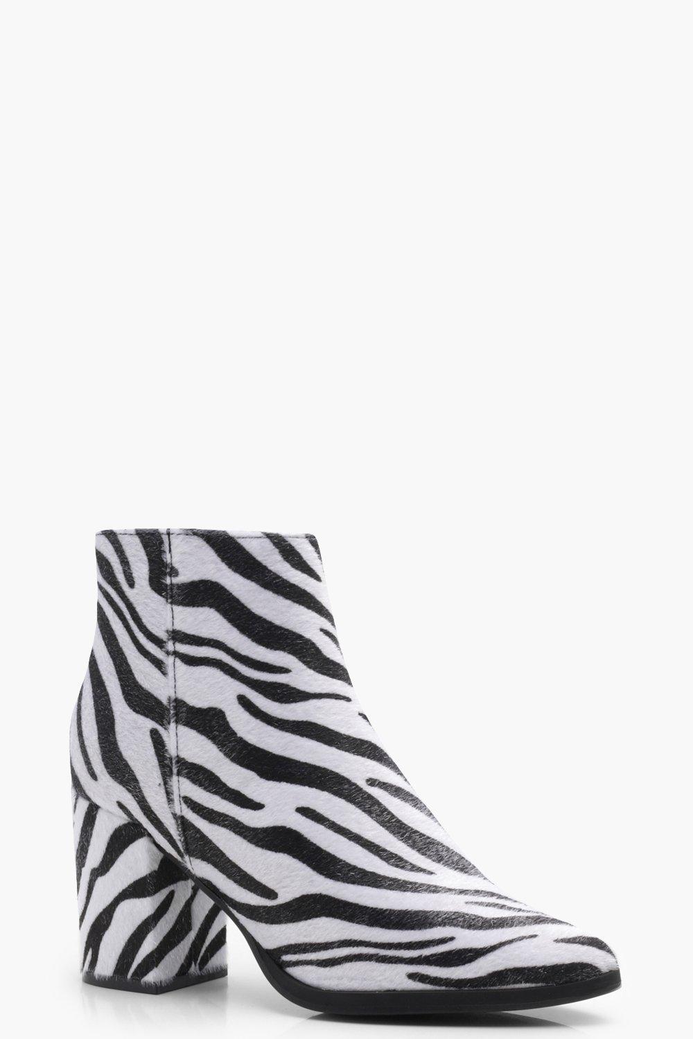 zebra print boots uk