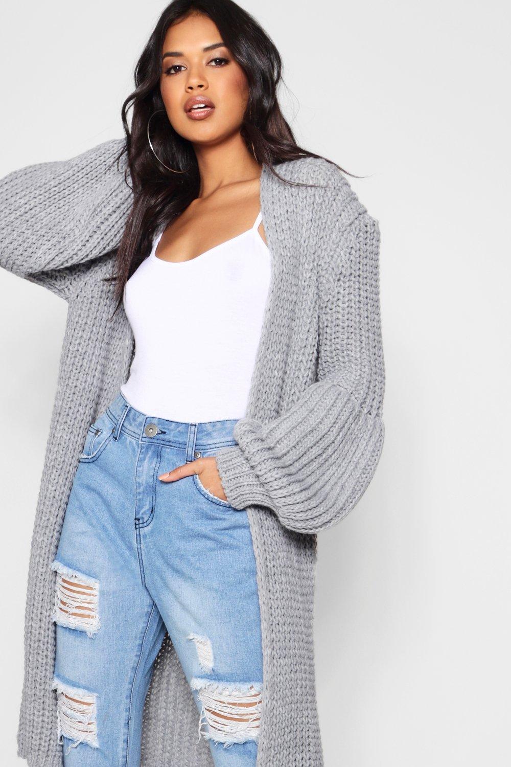 Boohoo oversized cardigan hotsell