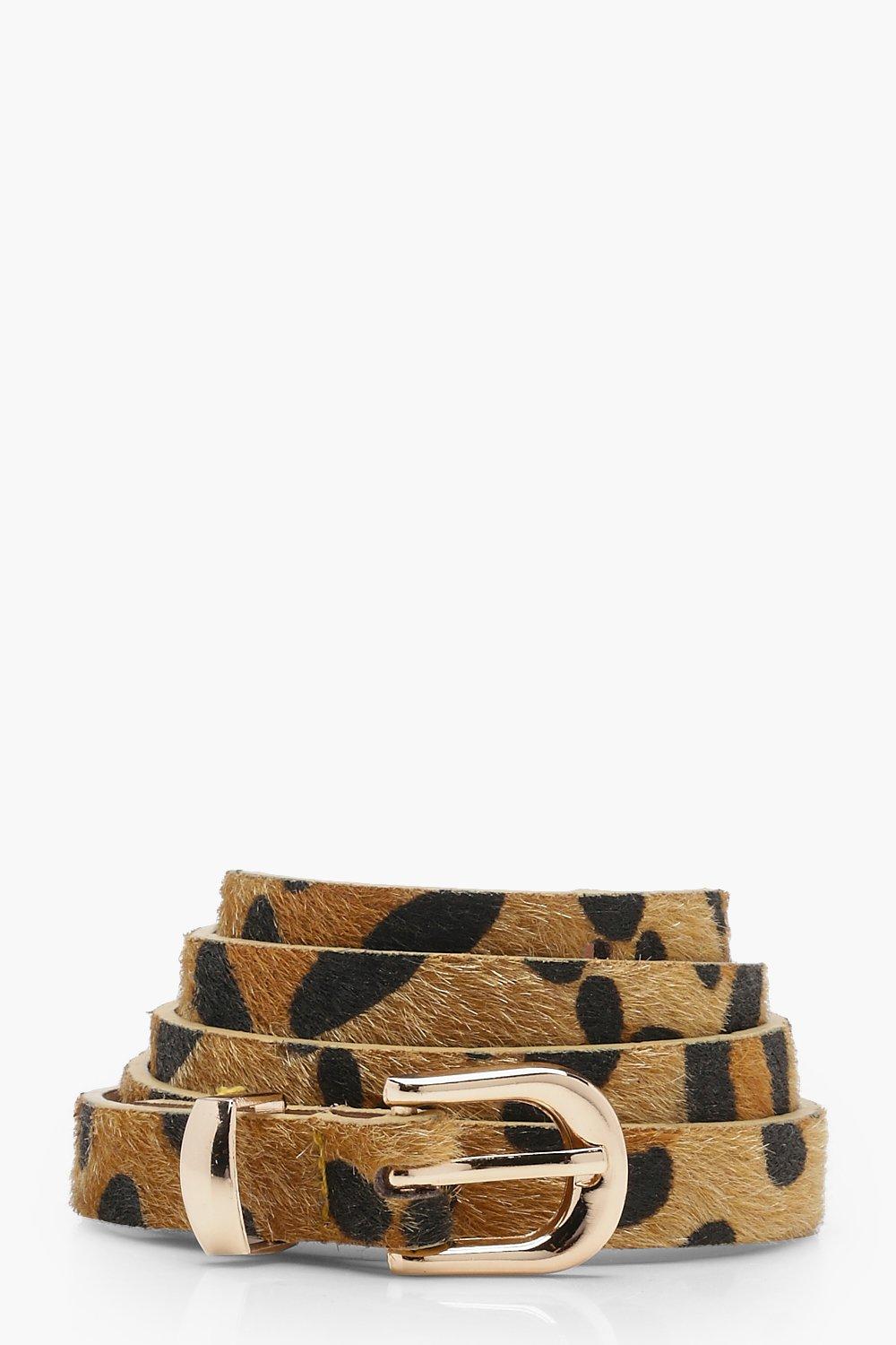 Leopard print outlet belt uk