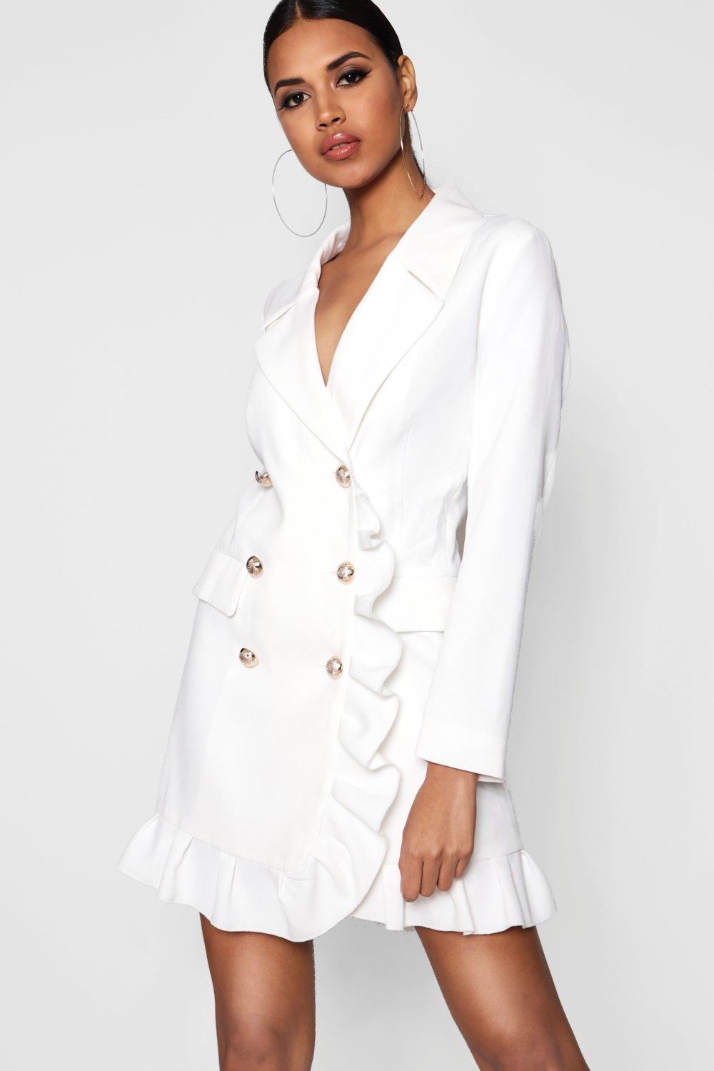 Ruffle 2025 blazer dress