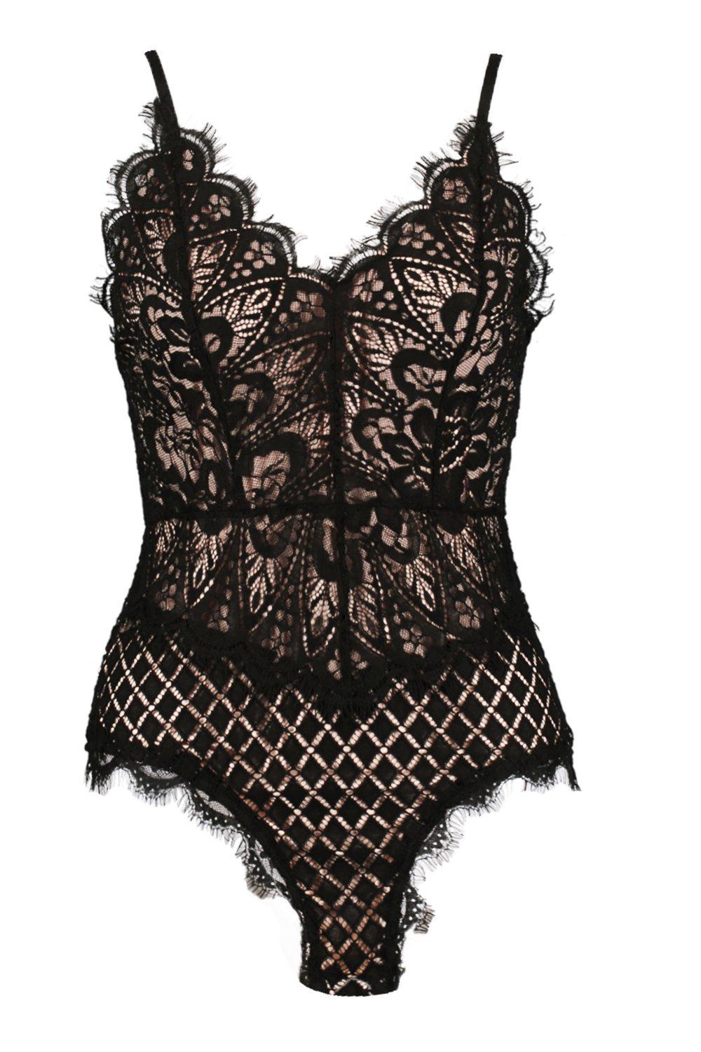 black eyelash bodysuit