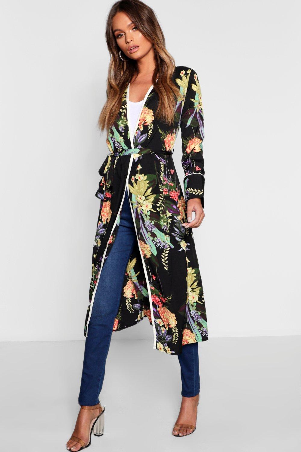 boohoo tropical dress